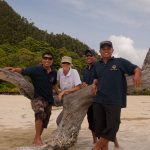 Dewi Nusantara Dive crew LTR Yan Wendy Risko Andre