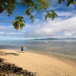 Garden Island Resort morning beach walk