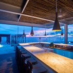 Rest. Le Cap Bar at night